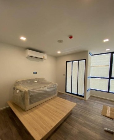 For rent Atmoz Ratchada - Huaikwang ห้องสตูดิโอ 1 ห้องน้ำ  ตึกC ชั้น 5 เครื่องใช้ไฟฟ้าครบ ต้องจอง