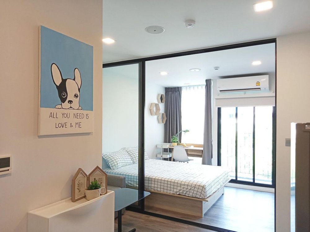 For rent แอทโมซ รัชดา-ห้วยขวาง 1bed ห้องทิศเหนือ เฟอร์แน่น เครื่องใช้ไฟฟ้าครบ จบที่ห้องเดียว ด่วนน