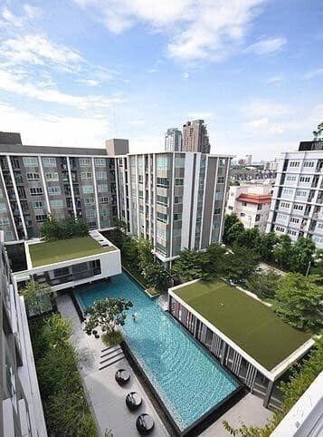 ให้เช่า D condo sukhumvit 109 ราคาถูกมากกก  วิวสระ จองเลย