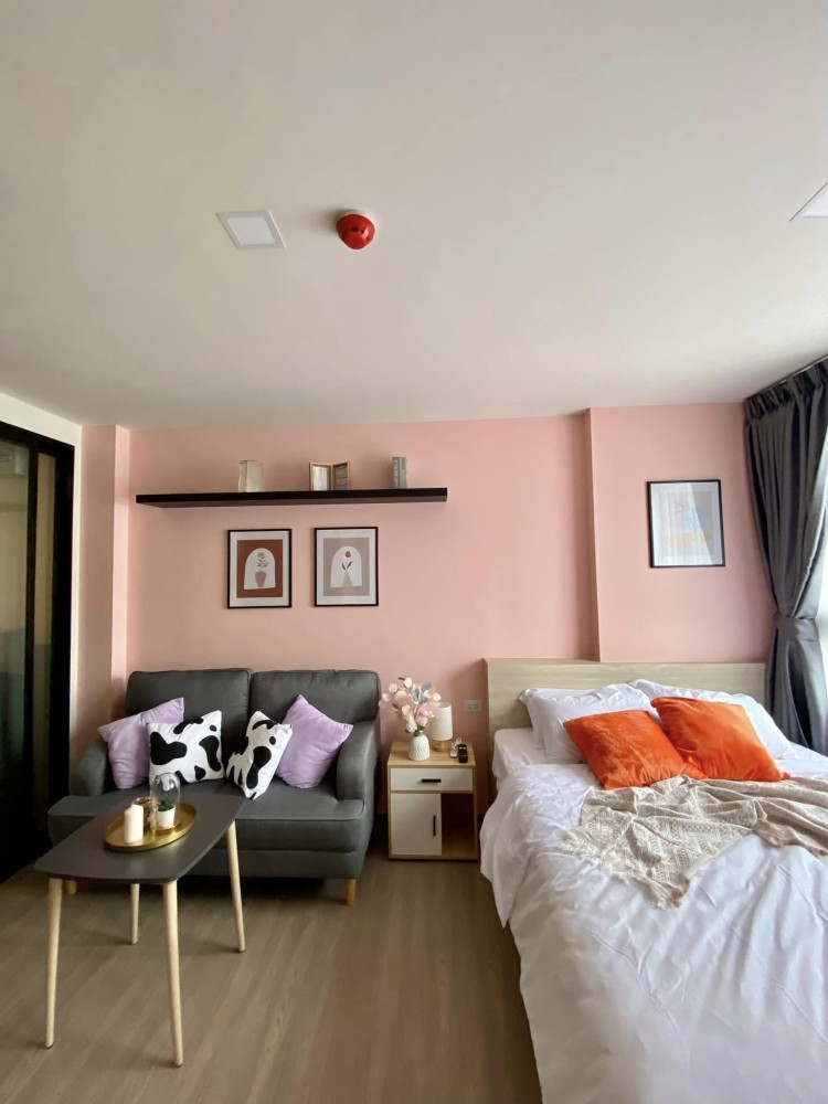 For rent The Muve Kaset, nice room Bright colors appeal to sweet girls. drag the bag in You can live now.