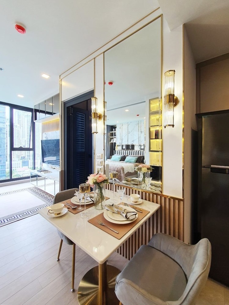 For rent condo One 9Five Asoke-Rama9 ห้องแต่งสวยหรู ดูแพง พร้อมบิ้วอินท์จัดหนัก ไม่จองคอพลาด