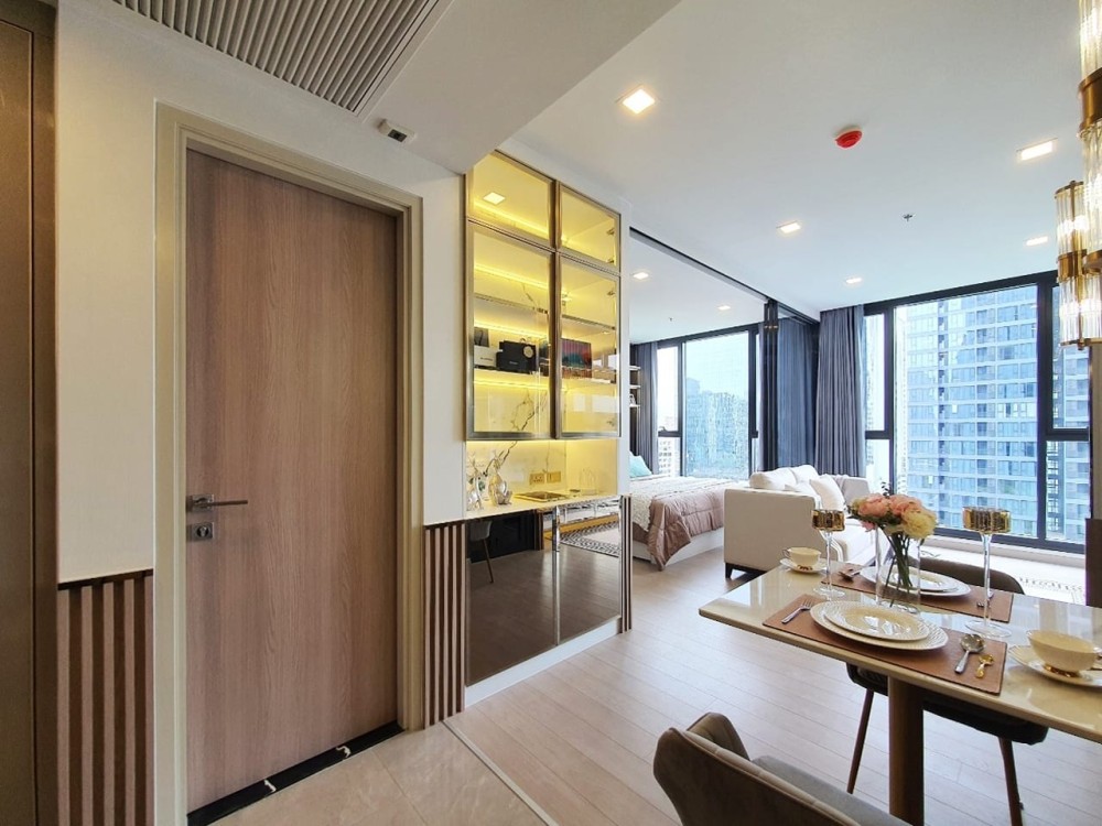 For rent condo One 9Five Asoke-Rama9 ห้องแต่งสวยหรู ดูแพง พร้อมบิ้วอินท์จัดหนัก ไม่จองคอพลาด