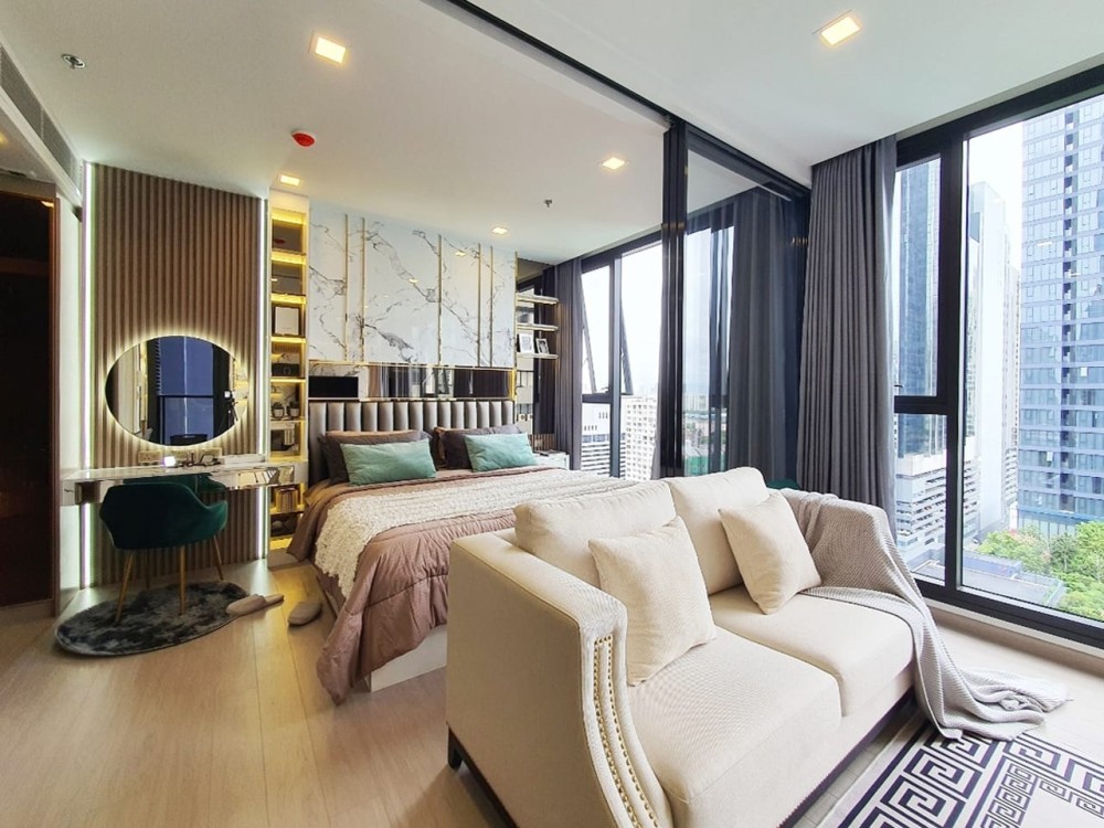 For rent condo One 9Five Asoke-Rama9 ห้องแต่งสวยหรู ดูแพง พร้อมบิ้วอินท์จัดหนัก ไม่จองคอพลาด