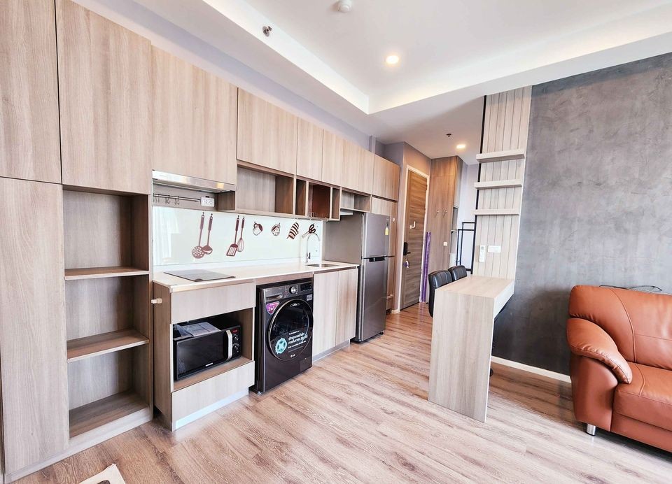 For sale/rent Knightbridge collage Ramkhamhaeng nice dressing room The 22nd floor has a high view. Complete in one place, buy now.