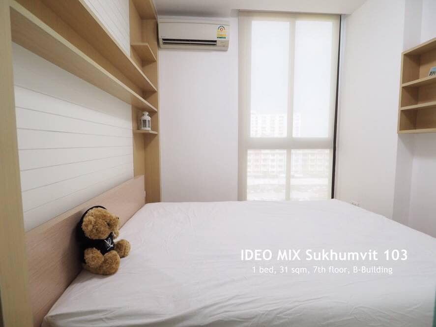 ให้เช่าคอนโด Ideo Mix Sukhumvit 103ตกแต่งและ Build In เรียบร้อย พร้อมอยู่ ห้องสวยมากๆ ด่วน