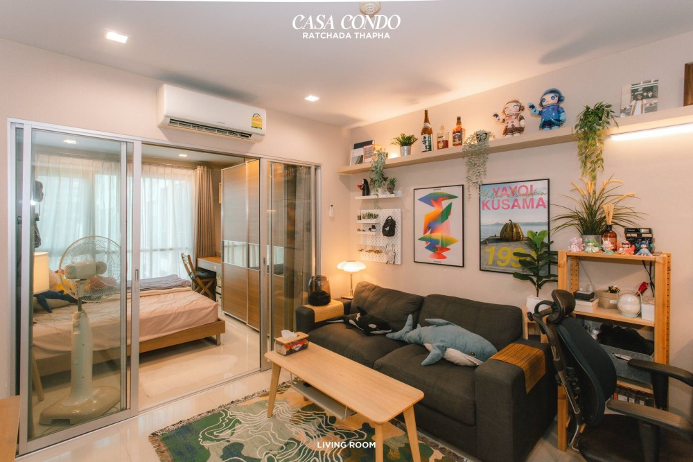 ขาย CASA CONDO รัชดา-ท่าพระ Furniture และเครื่องใช้ไฟฟ้าครบครัน ตกแต่งพร้อมอยู่ จองเลย