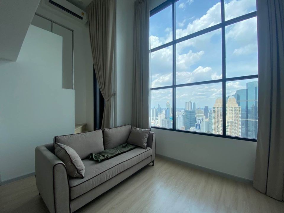 For Rent KnightsBridge Prime Sathorn ชั้นสูง วิวสวย ห้อง DUPLEX พร้อมเข้าอยู่ จองก่อนได้ก่อนเลยจร้า