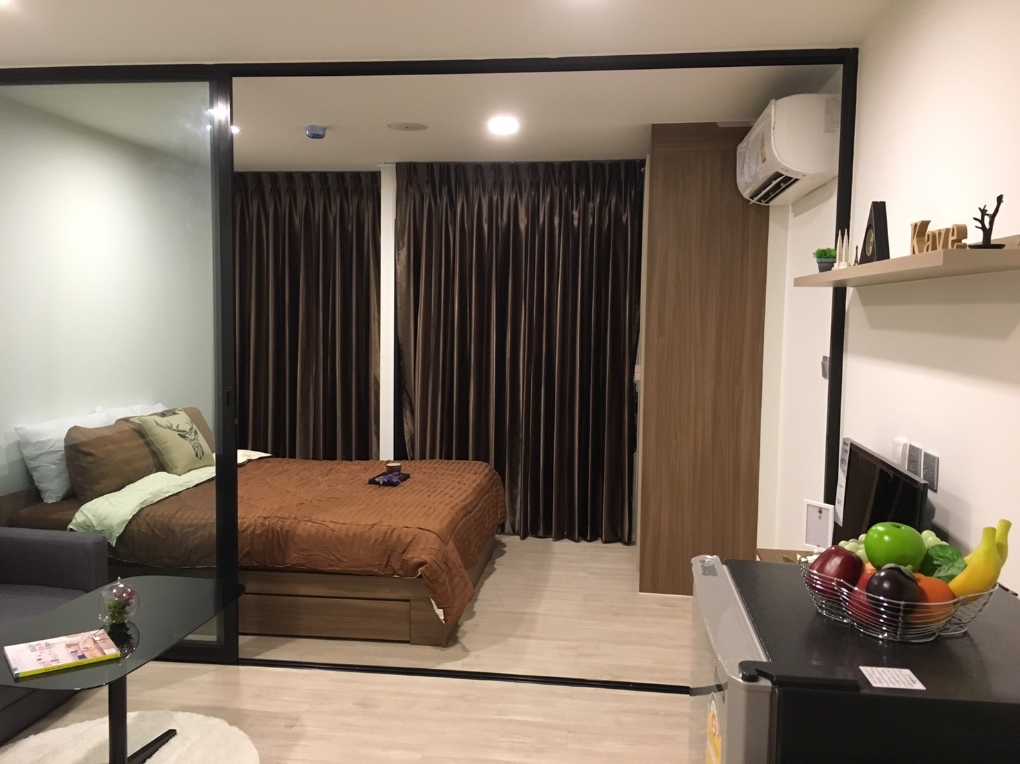 ให้เช่าด่วน Kave Condo 1 Bed 24 ตร.ม. พร้อมย้ายเข้าได้เลย ตกแต่งครบมีทุกสิ่งที่ต้องการ ห้องใหม่ๆ เปิ