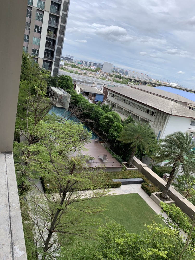 Condo for rent, sale, The Key Chaengwattana, 6th floor, corner room, very private Fully furnished You can't reserve it anymore.