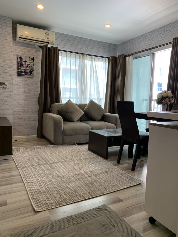 Condo for rent, sale, The Key Chaengwattana, 6th floor, corner room, very private Fully furnished You can't reserve it anymore.