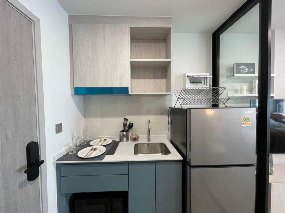 ให้เช่า เคฟ ซี้ด เกษตร วิวสวนของโครงการร่มรื่นมาก ห้องแต่งสวย style Modern Minimal รีบจองให้ไว