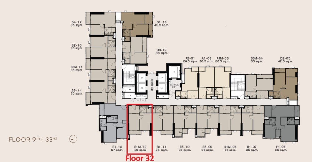 ขายดาวน์ คอนโด ไลฟ์ พหลฯ-ลาดพร้าว 1 ห้องนอน 1 ห้องน้ำ  ชั้นสูง ราคาจับต้องได้ รีบซื้อเลย อย่ารอช้า