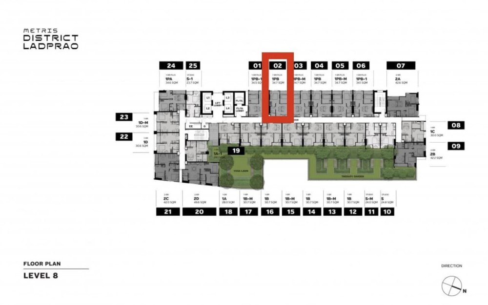 ขายดาวน์คอนโด Metris District Ladprao 1 Bedroom plus ชั้น 8 ราคาไม่แรง รีบมาเป็นเจ้าของที่นี่เลย