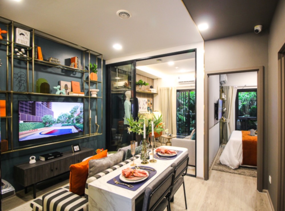 ขาย Metris District ลาดพร้าว 1 bedroom ชั้น 8 ไม่ร้อน วิวโล่ง ราคาคุ้ม รีบมาจองเลยจ้า