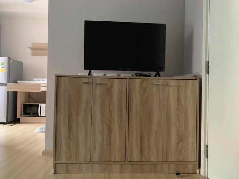 Plum Condo Chaengwattana Station 1 for rent เครื่องใช้ไฟฟ้าและเฟอร์ครบ