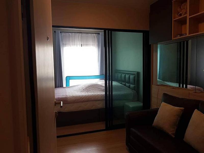 ห้องตกแต่งสวยพร้อมเข้าอยู่ เฟอร์นิเจอร์บิ้วอินใหม่เอี่ยมทั้งห้อง ให้เช่า พลัมคอนโด แจ้งวัฒนะ สเตชั่น