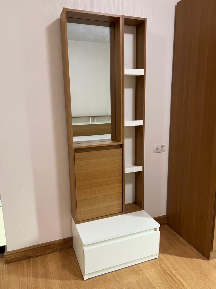 For rent Supalai Cute Phahon Yothin 34, studio room, fully furnished, pool view, not stuffy, comfortable, book now.