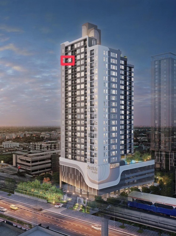 ปล่อยเช่าคอนโด Supalai loft ภาษีเจริญ พื้นที่ 35 sq.m ชั้น 23 วิวดี หันทิศใต้รับลมดีไม่ร้อน จองเลย