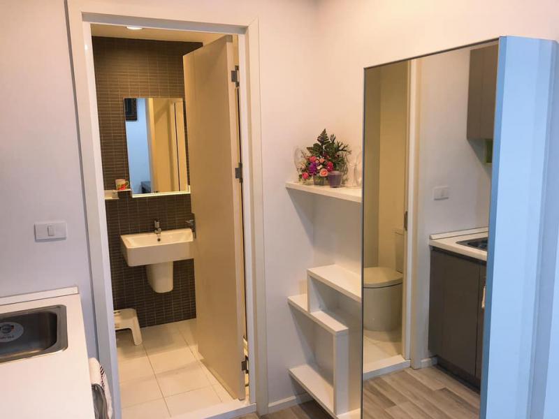 ปล่อยเช่า the key phahonyothin 1 Bedroom ชั้น 5 ขนาด 33.5 ตร.ม. ตึก C ชั้น 5 ระเบียงหันทิศเหนือ