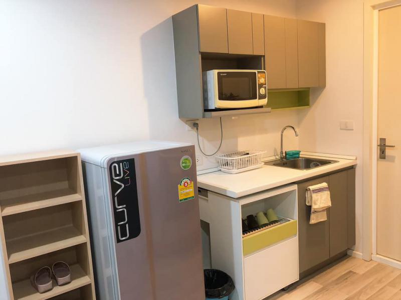 ปล่อยเช่า the key phahonyothin 1 Bedroom ชั้น 5 ขนาด 33.5 ตร.ม. ตึก C ชั้น 5 ระเบียงหันทิศเหนือ