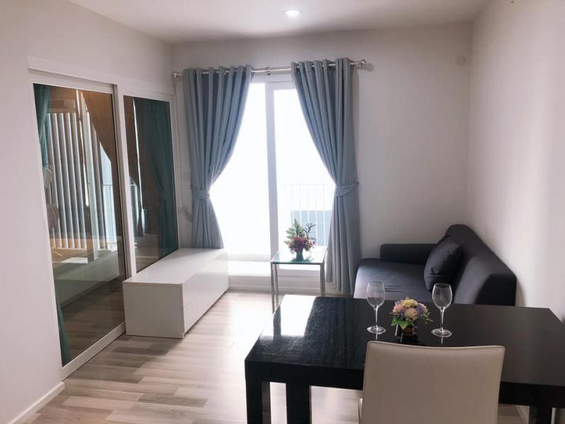 ปล่อยเช่า the key phahonyothin 1 Bedroom ชั้น 5 ขนาด 33.5 ตร.ม. ตึก C ชั้น 5 ระเบียงหันทิศเหนือ