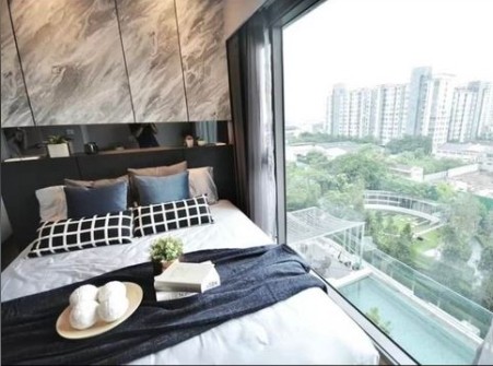 ให้เช่า Whizdom Connect Sukhumvit ตกแต่งครบ Built In จัดเต็มทั้งห้อง หิ้วกระเป๋าได้เลยจ้า