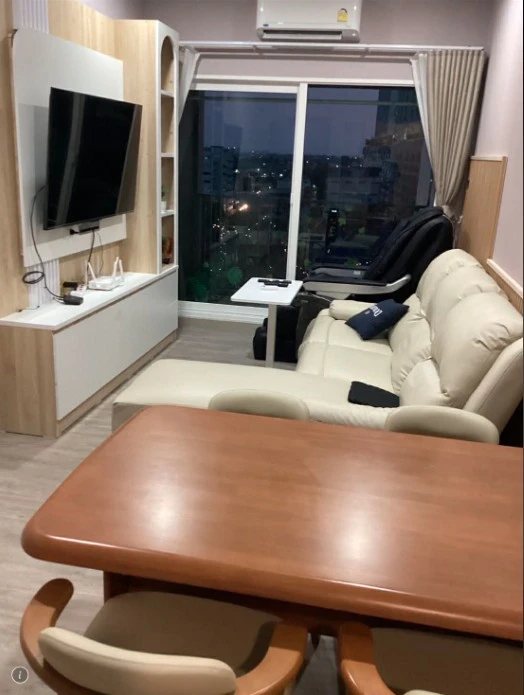 For sale: Supalai Loft Phasi Charoen Station, 7th floor, corner unit, 63 sq m, 2 bedrooms, 2 bathrooms, receiving breezes from 2 sides. A must-see!