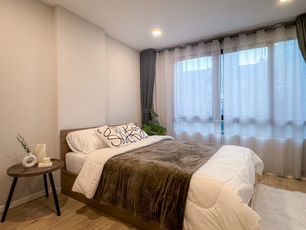 For sale: Atmoz Lat Phrao 71, 3rd floor, Building A, spacious, airy room, great location, complete with everything you need to live in.
