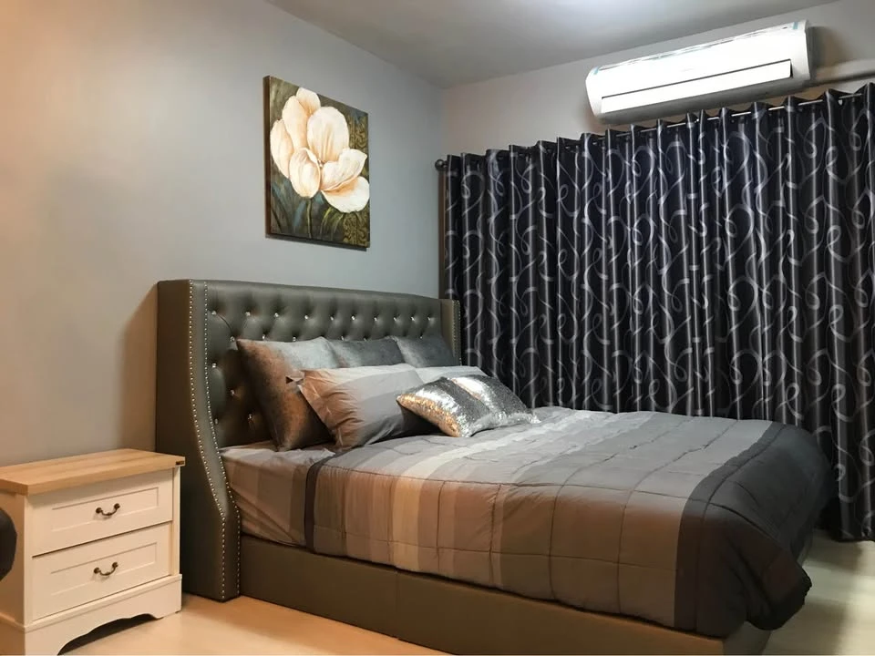 For rent or sale urgently!! Unio Ramkhamhaeng-Serithai Fully furnished, good location, convenient transportation, don't miss it!!