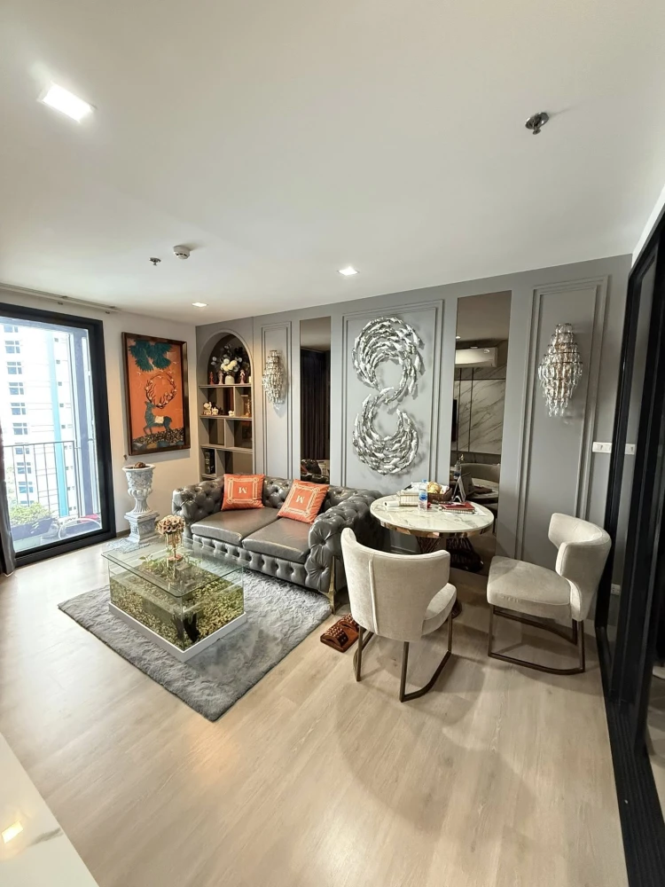 For rent or sale: THE LINE Phahonyothin Park, a comfortable room, elegant and fully furnished, spacious and comfortable. Reserve now!