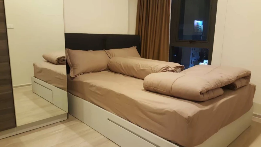 For sale, for rent!! Centric Ratchada-Huai Khwang Condo, 1st floor, fully furnished, convenient transportation, near the BTS, don't miss it!!