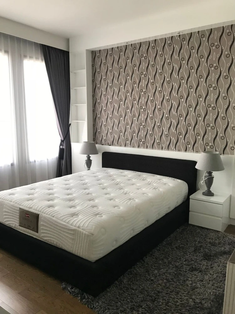 For sale, for rent!! Condo M Phayathai, 27th floor, beautiful room, luxuriously decorated, fully furnished, ready to move in, don't miss it!!