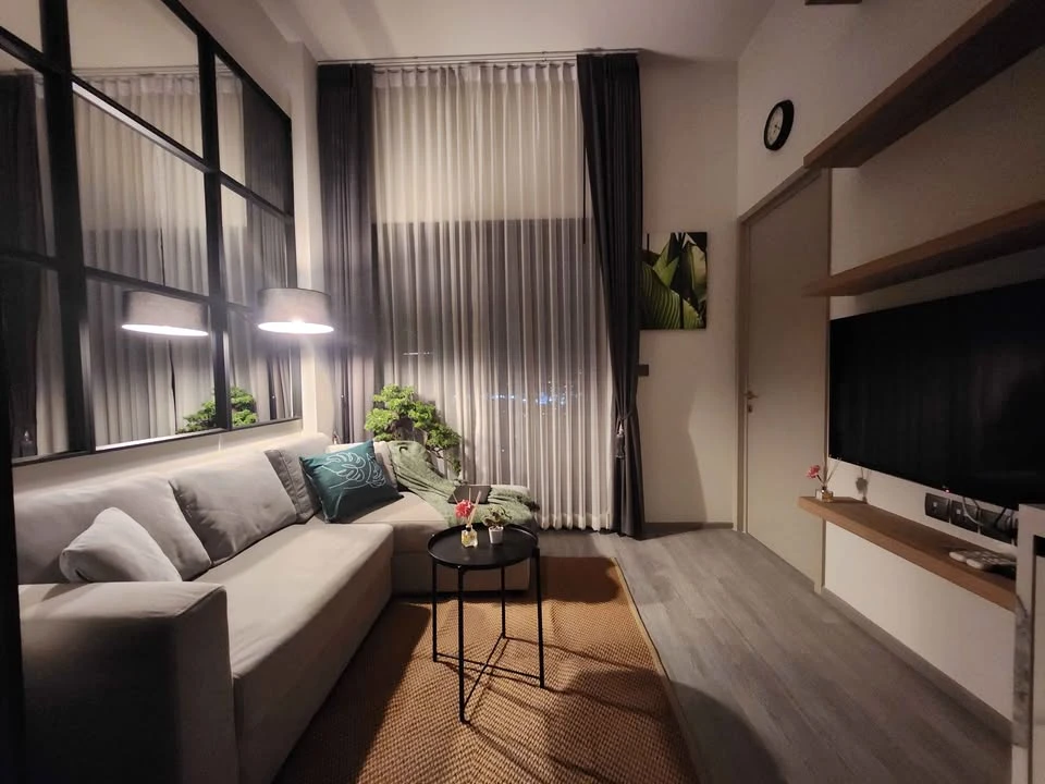 for sale, The Line Sukhumvit 101. 22nd floor, good view, no block view, convenient travel, next to BTS, good value for money.