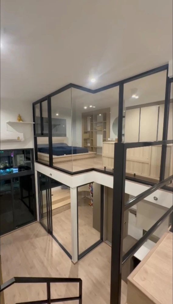 Condo for sale IDEO Asoke-Rama 9, nice room, comes with lots of usable space, come and reserve now, don't wait.