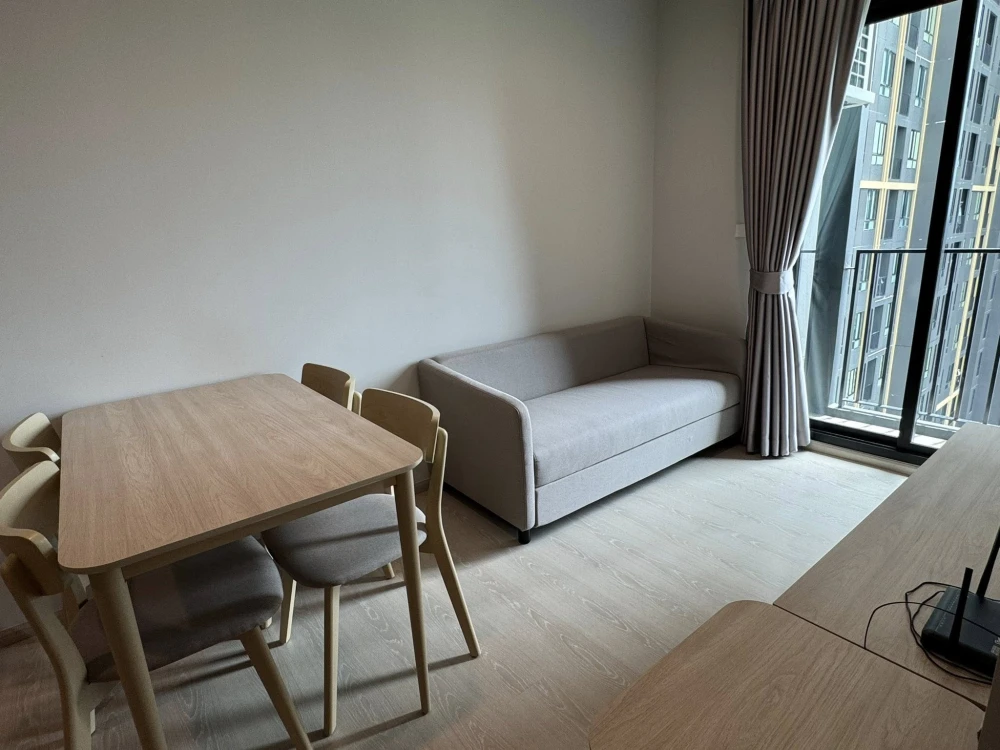 Selling down payment Noble New Mega Plus Bangna, high floor, corner room, spacious, lots of freebies, can't miss out on booking.