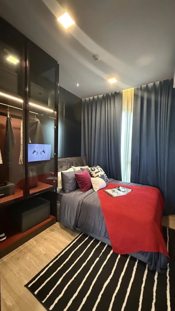 Selling at a loss, Plum Condo New West Bangyai, 17th floor, room size 25.42 sq m., next to Central Westgate, buy now.