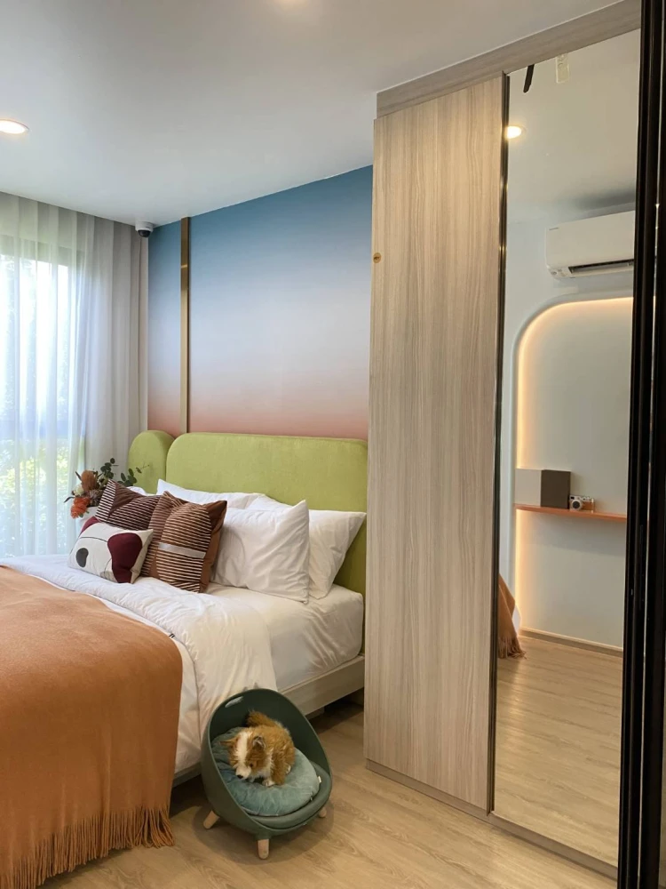 Condo for sale: Origin Play Bangkhunnon Triple Station, 11th floor, Chao Phraya River view, not full sun, room not hot, reserve now.