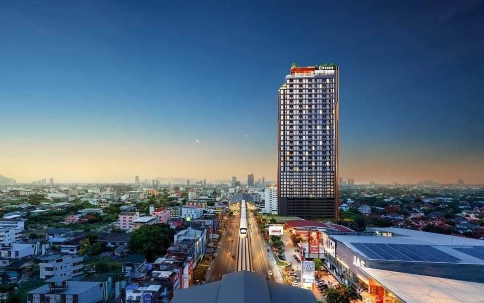 Condo down payment for sale, Origin Plug & Play Srinakarin, Double Volume room, beautiful number, auspicious number, those who believe in superstition
