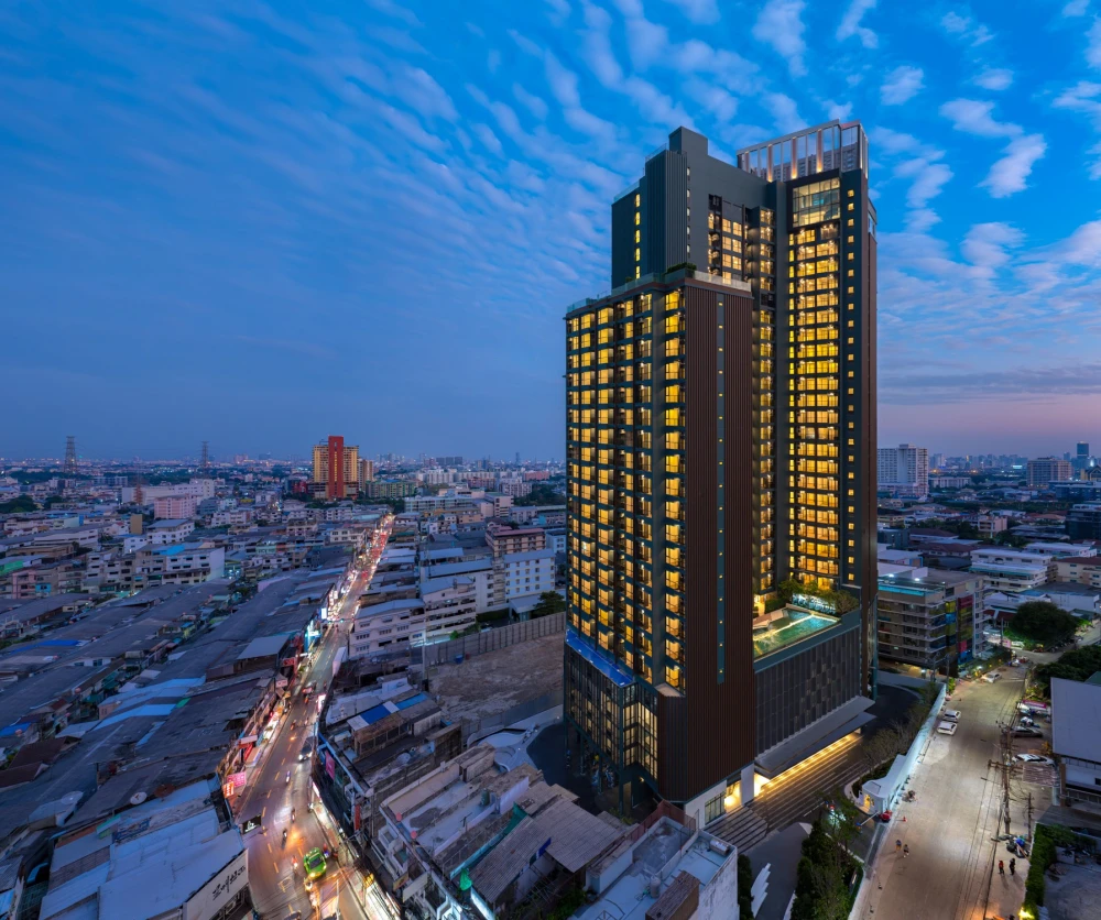 Selling down payment for The Stage Mindscape project, Ratchada-Huai Khwang, 15th floor, high view, comes with a very good price. You must not miss it.