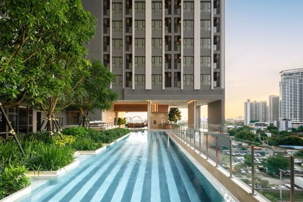Condo for sale, Aspire Sukhumvit-Rama 4, studio room, 10th floor, good height, great price, come and reserve now!