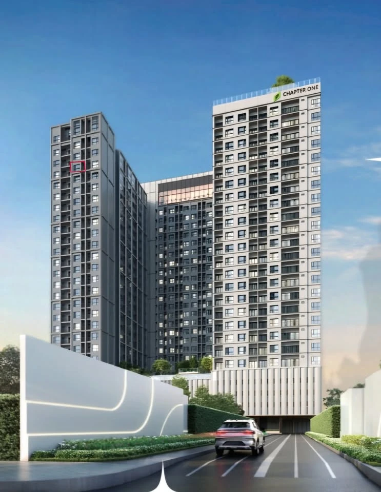 Condo for sale, Chapter One Spark Charan, 23rd floor, full river view, city view, beautiful day and night, buy now.