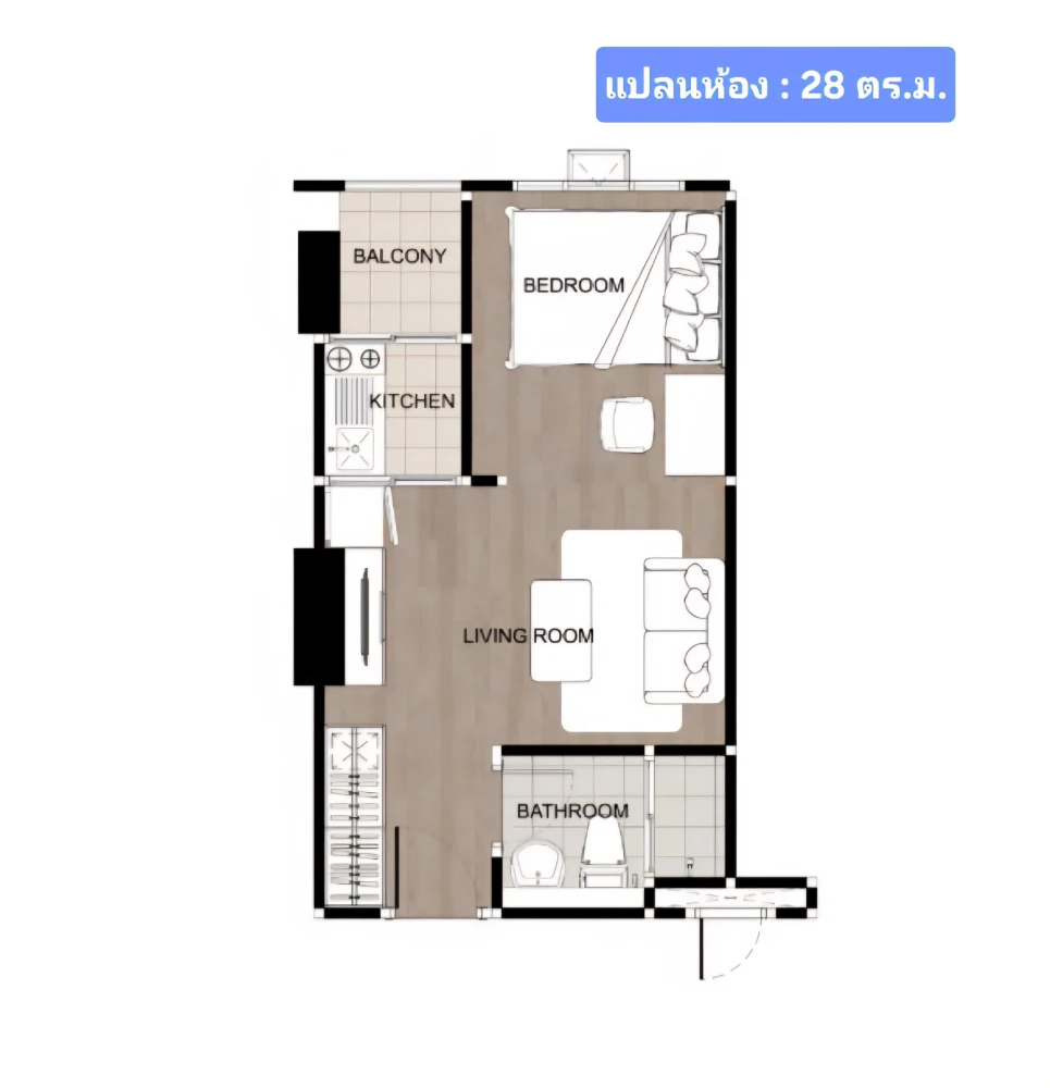 Condo for sale: Regent Home Bangna, 1 bedroom, 1 bathroom, 27th floor, great price, buy now, don't miss out!