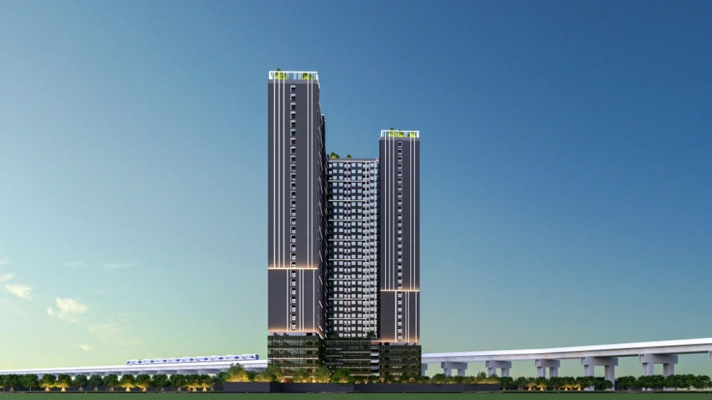 Down payment sale, Regent Home Wutthakat, Building A, 14th floor, Room 37, North view, open view, not blocked, hurry and reserve now.