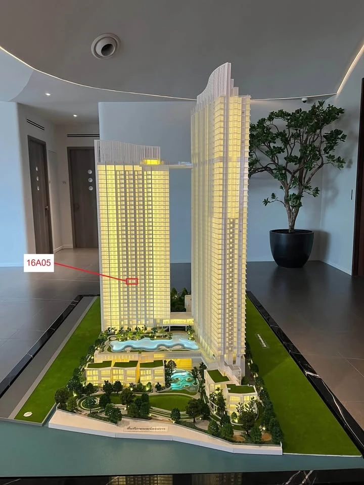 Down payment sale, Wan Wela at Chao Phraya, Building A, full river view, spacious area, the ultimate in luxury living.