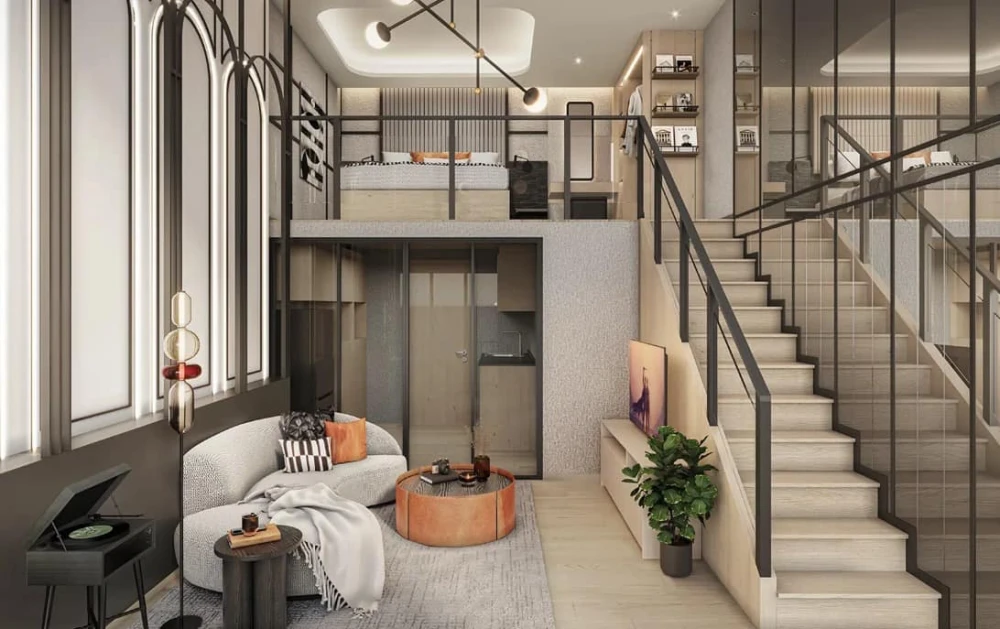 Down payment for sale: Origin Place Tao Poon Interchange, DUO Space room, 17th floor, swimming pool view, pets allowed