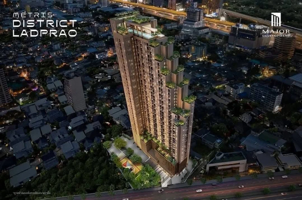 Selling down payment, Matrix District, Lat Phrao, spacious room, 24th floor, high view, if you don't reserve, you'll regret it later.