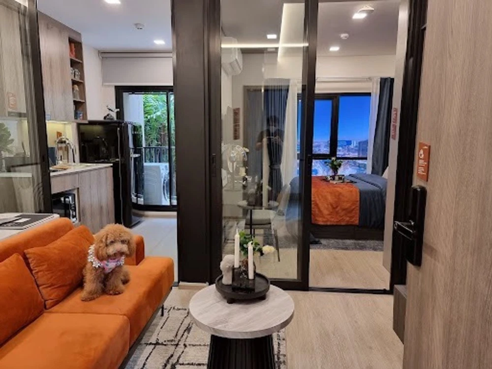 Down payment sale, Metris District, Lat Phrao, 1 bedroom, 28 square meters, divided into sections, 10th floor, good price, come reserve now.
