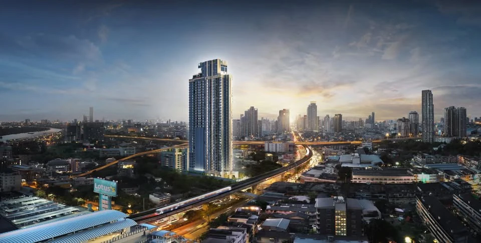 Down payment for sale, Aspire On Nut Station, 25th floor, 1 bedroom, 1 bathroom, affordable price, reserve now.