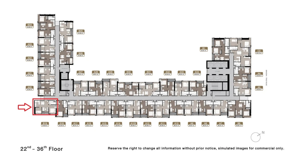 Selling down payment Noble New Mega Plus Bangna 2 bedrooms, good room location, interested in booking now, urgent
