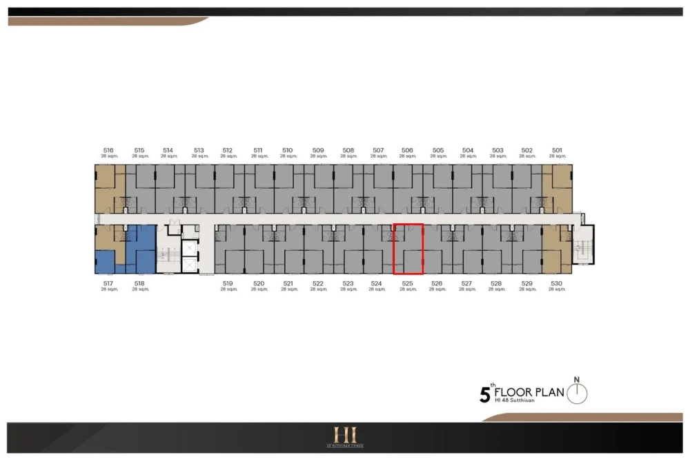 Selling down payment, Hi 48 Suthisan, open view, nothing blocking the view, and not near the elevator, not crowded at all. Book now and you won't be d